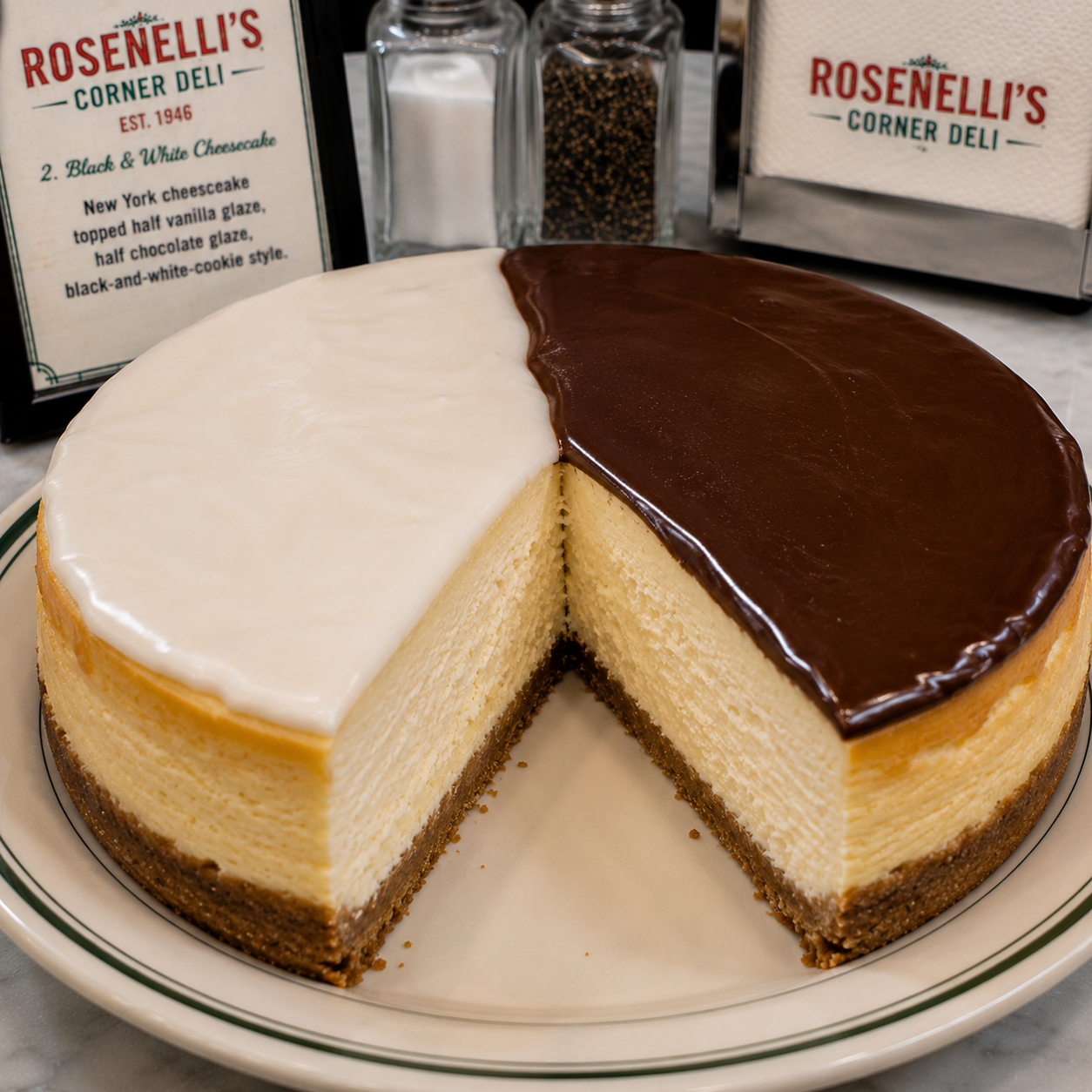 Black & White Cheesecake