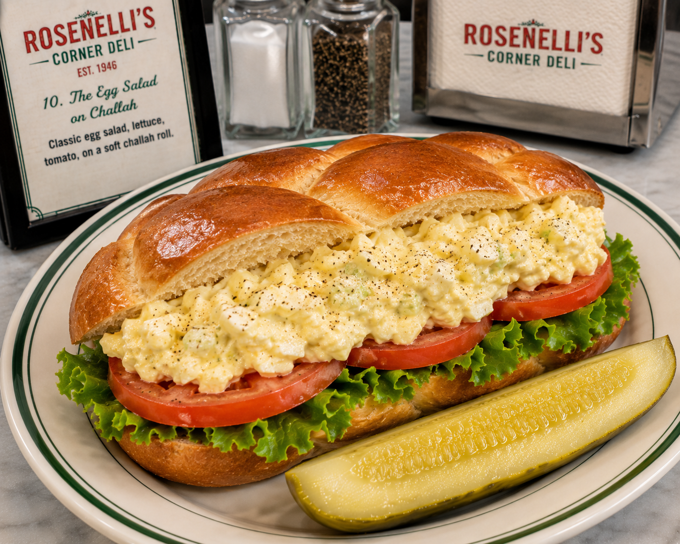 Egg Salad on Challah