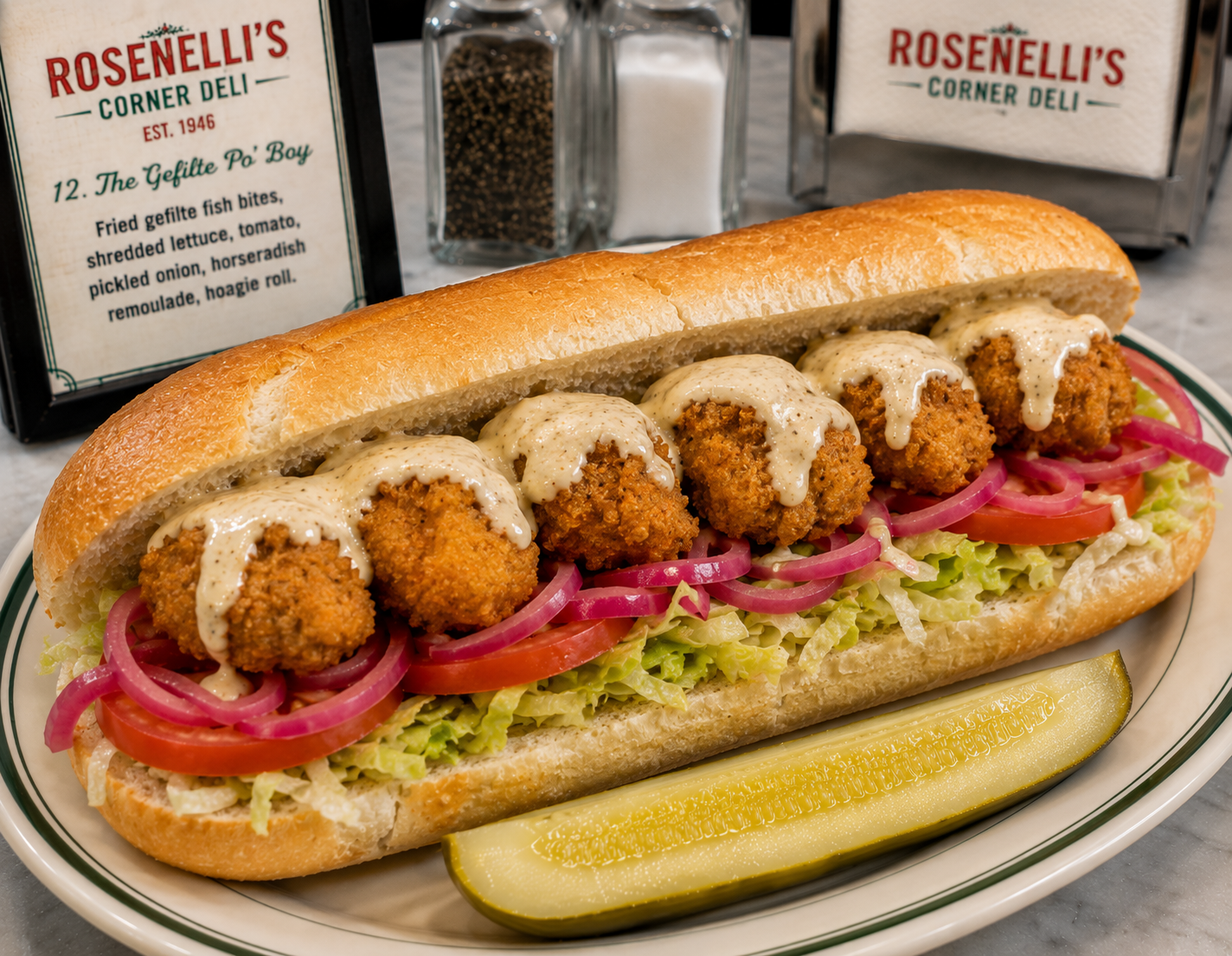 The Gefilte Po' Boy